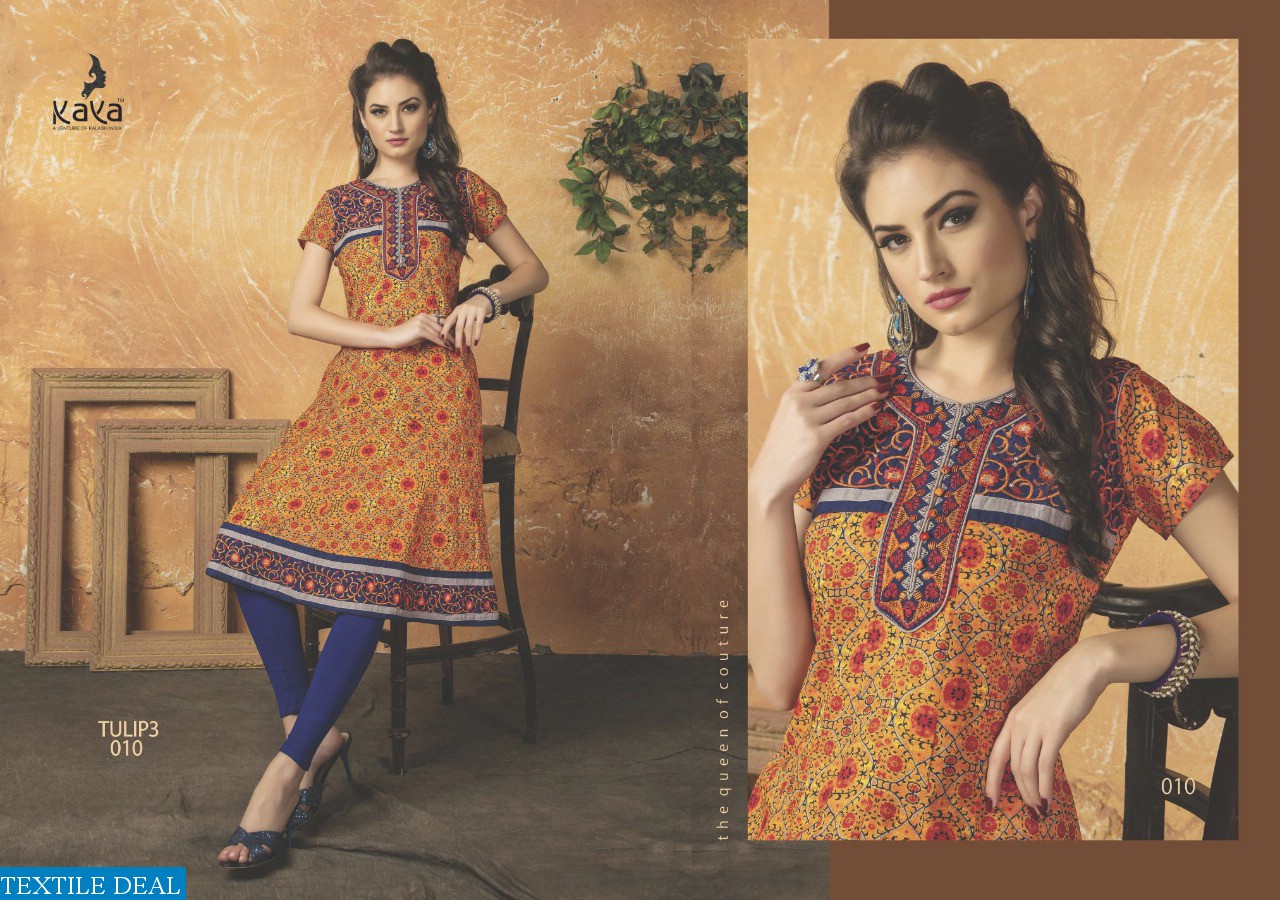 kaya Tulip vol-3 Wholesale Ready made kali kurtis